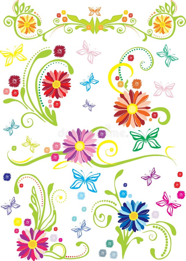 Ornamental floral design