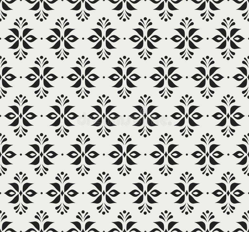Ornamental flower victorian seamless pattern. Vector floral abstract texture. royalty free illustration Ornamental flower victorian seamless pattern. Vector floral abstract texture. royalty free illustration
