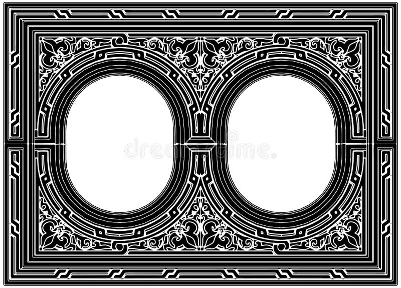 Ornamental Frame Vector 02