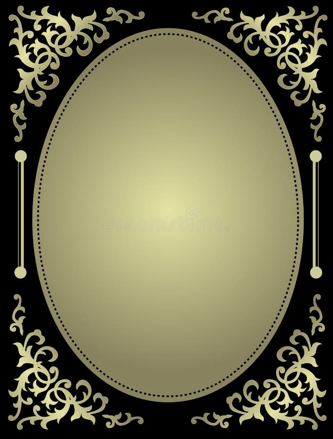 Ornamental Invitation Card with Blank Space Stock Vector - Illustration of  card, classic: 30811974