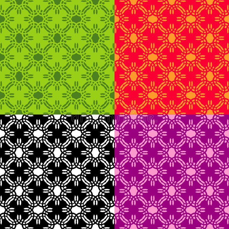 Ornamental pattern. Seamless vector background. stock illustration