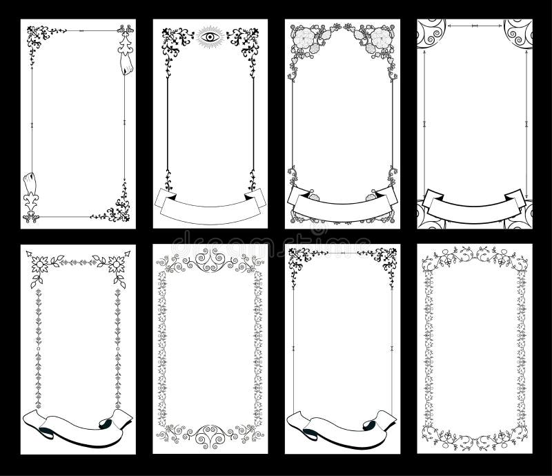 Tarot Card Blank Stock Illustrations – 81 Tarot Card Blank Stock