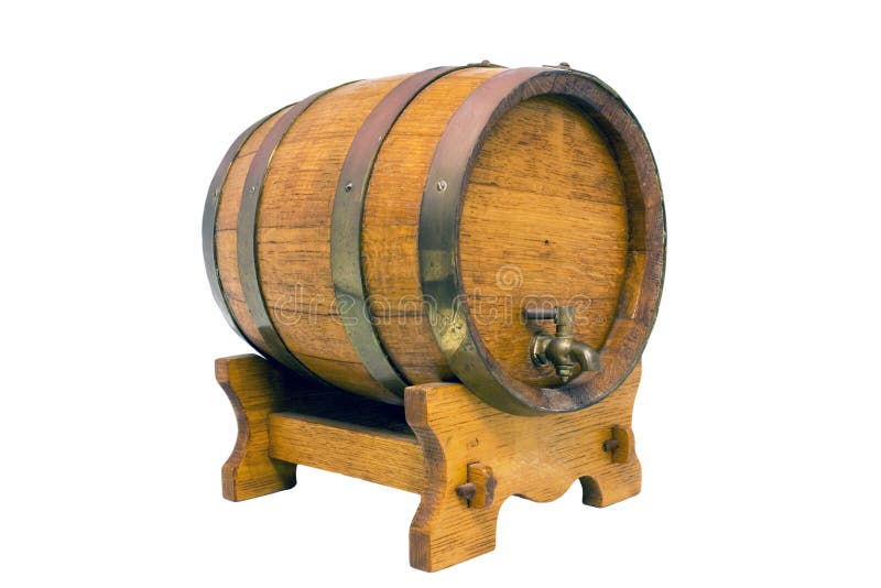 Ornamental wine barrel