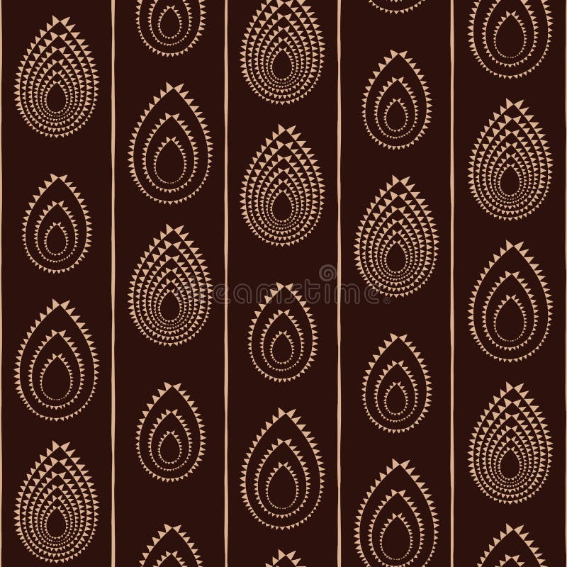 Ornamento africano tradizionale astratto Reticolo senza giunte di vettore royalty illustrazione gratis Ornamento africano tradizionale astratto Reticolo senza giunte di vettore royalty illustrazione gratis