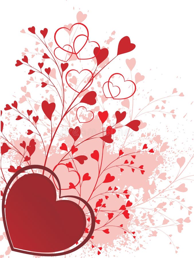 Ornamento de la tarjeta del día de San Valentín con corazón-dimensiones de una variable stock de ilustración Ornamento de la tarjeta del día de San Valentín con corazón-dimensiones de una variable stock de ilustración