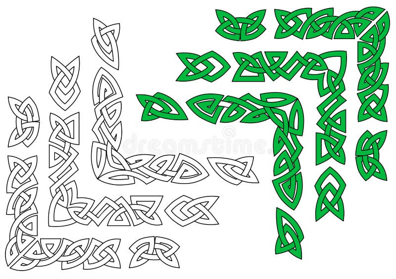 Ornamento e testes padrões celtas ilustração do vetor Ornamento e testes padrões celtas ilustração do vetor