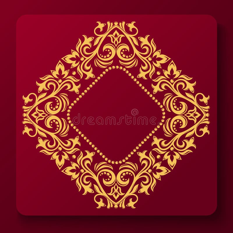 Ornamento frondoso Struttura di verdure Monogramma dorato d'annata di vettore Emblema di lusso elegante royalty illustrazione gratis Ornamento frondoso Struttura di verdure Monogramma dorato d'annata di vettore Emblema di lusso elegante royalty illustrazione gratis