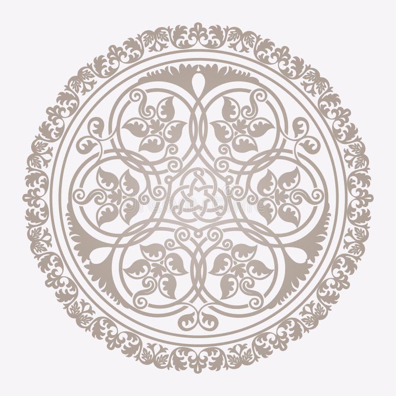 Ornamento islámico floral tradicional ilustración del vector Ornamento islámico floral tradicional ilustración del vector