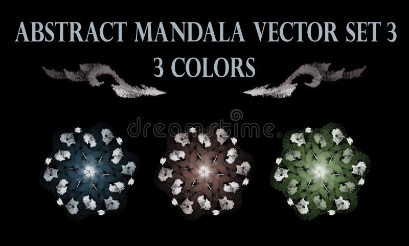 Ornamento redondo en colores pastel de la mandala de la flor del extracto stock de ilustración Ornamento redondo en colores pastel de la mandala de la flor del extracto stock de ilustración