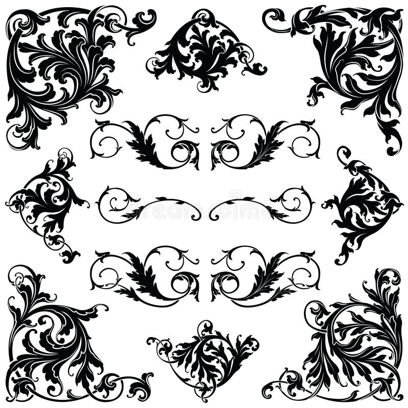 Ornamento vittoriano illustrazione di stock Ornamento vittoriano illustrazione di stock