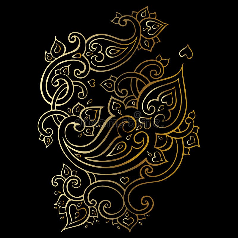 Ornamento étnico de Paisley libre illustration Ornamento étnico de Paisley libre illustration