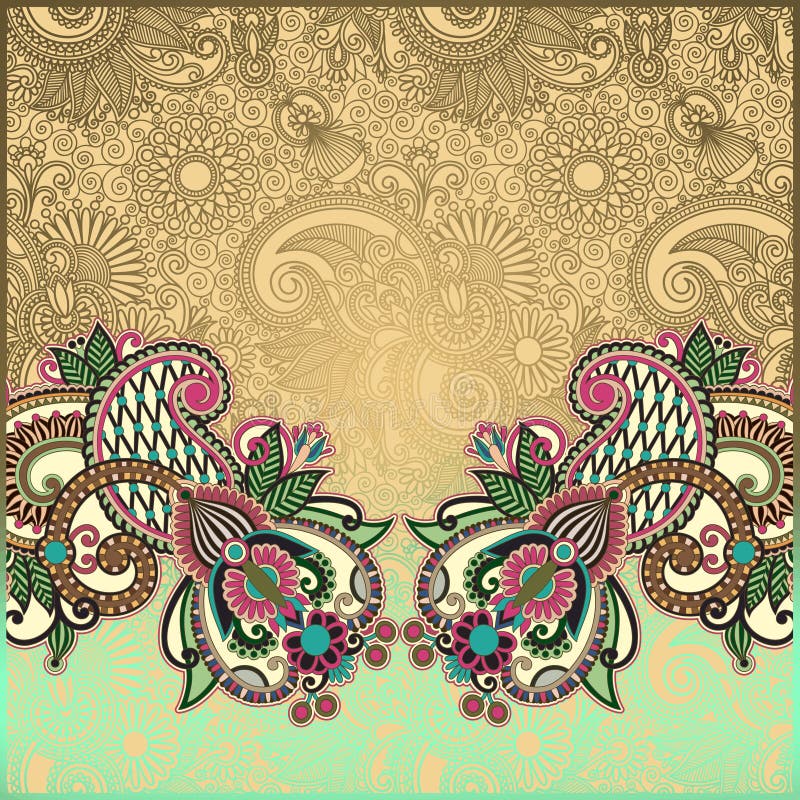 Ornate card announcement stock vector. Illustration of decoration