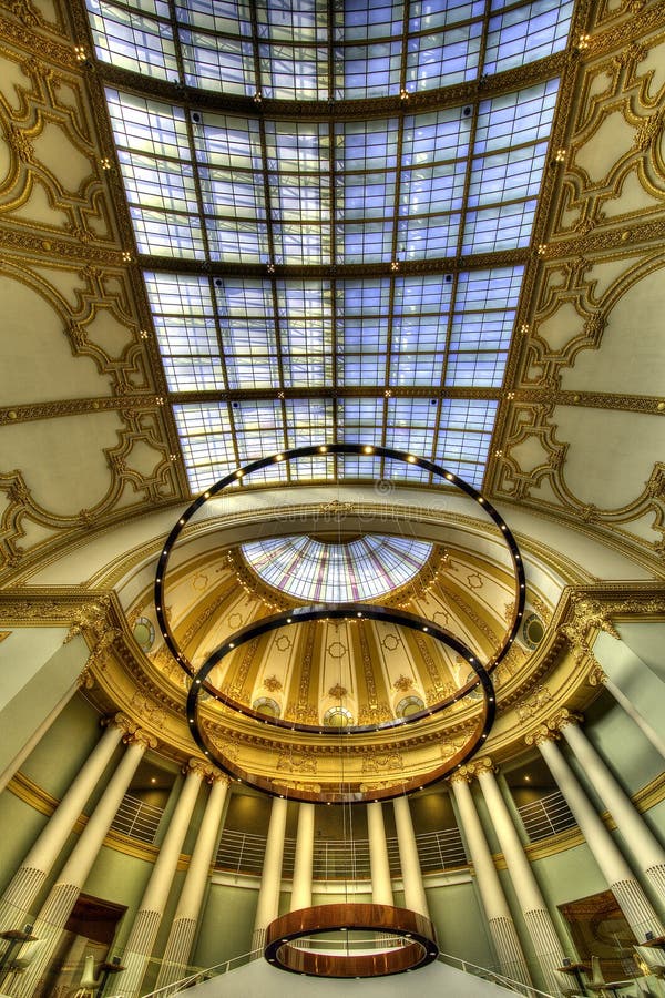 Ornate Ceiling Installation royalty free stock photography Ornate Ceiling Installation royalty free stock photography