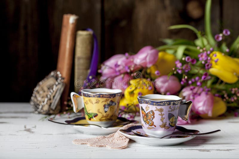 Ornate Demitasse Cups