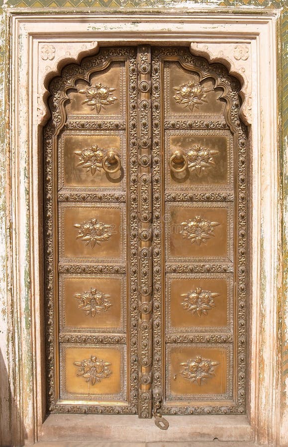 Ornate Door Jaipur City Palace Stock Photo Image of door, gate 373370