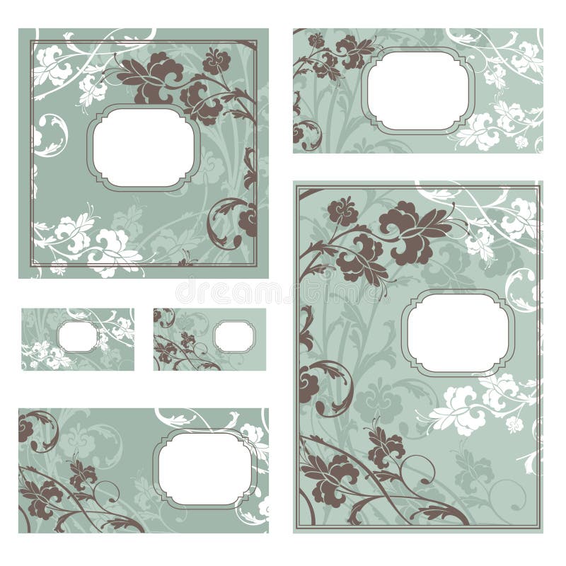 Ornate frames vector illustration