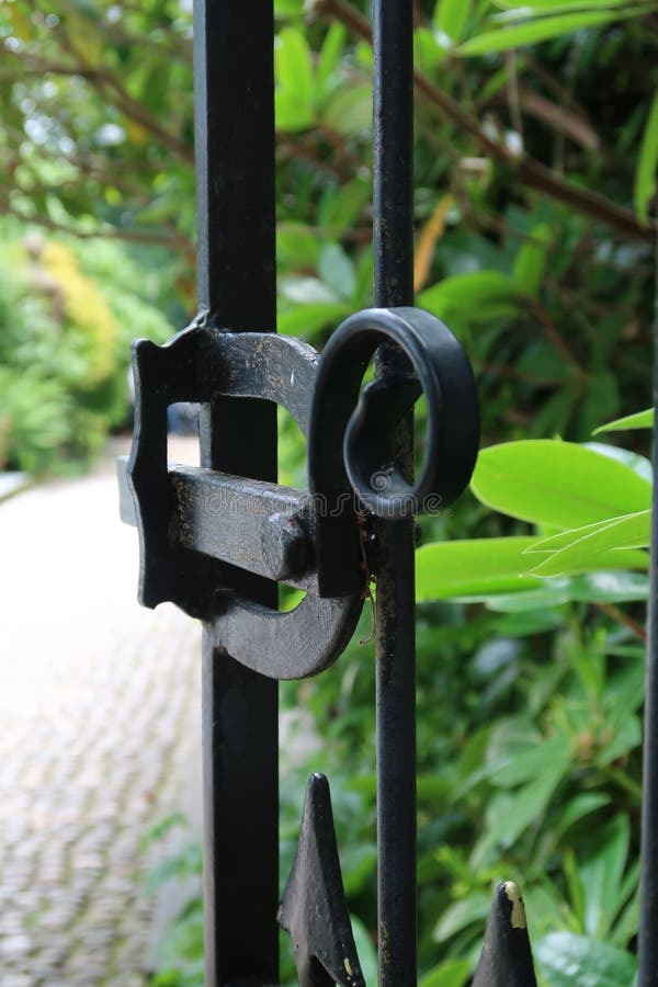 Ornate Iron Temple Gate stock image. Image of decorated - 69891729