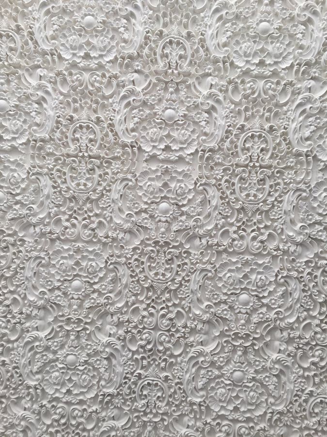 Ornate Plaster of Paris Wall Design Imagen de archivo Imagen de bastidor, techos 144795501