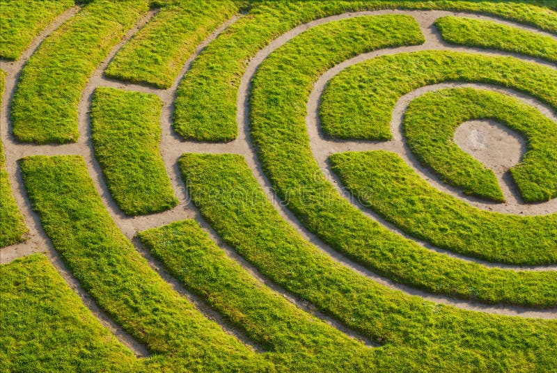 Ornemental garden stock images