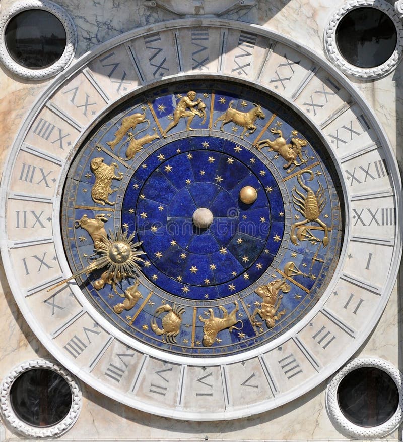 Orologio astronomico fotografia stock Orologio astronomico fotografia stock
