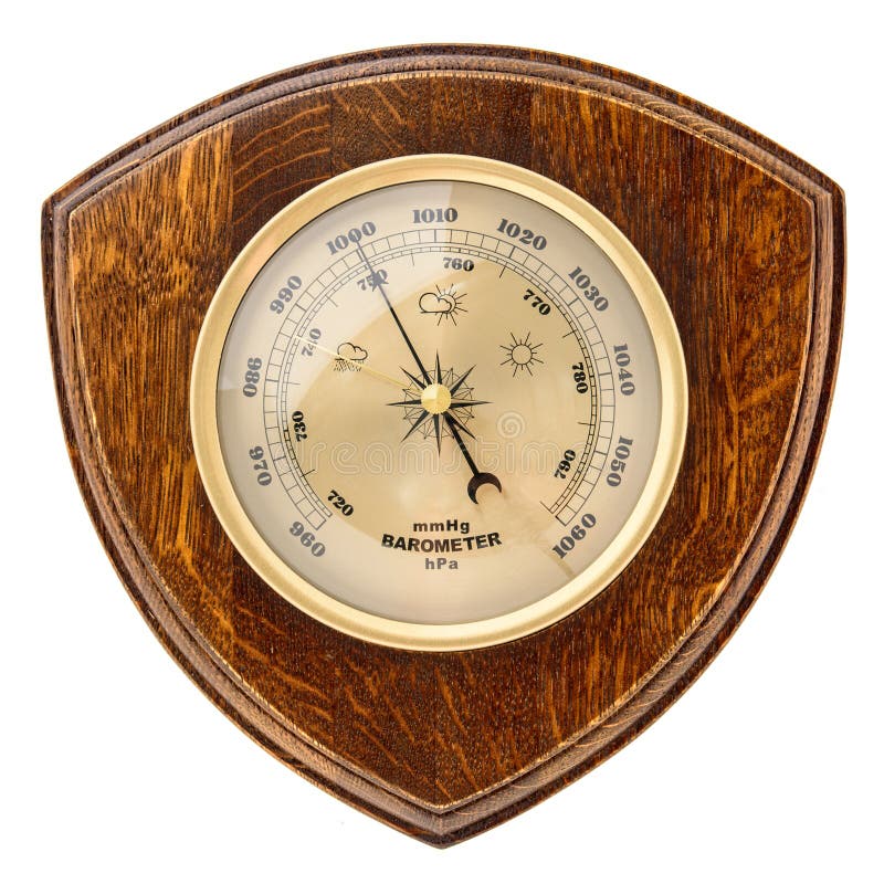 5 pollici analogico aneroid al antico barometro orologio con sensore meteo