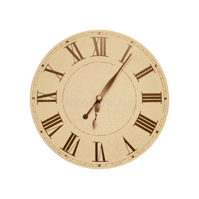 Orologio di numero romano immagine stock Orologio di numero romano immagine stock