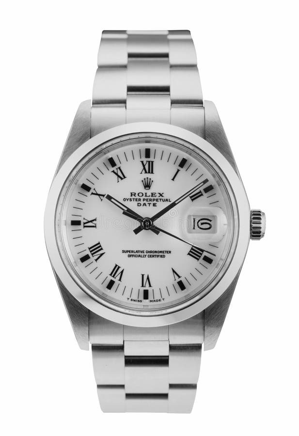 Rolex Oyster perpetual Date, stainless wrist watch, luxury and prestige status symbol. Rolex Oyster perpetual Date, stainless wrist watch, luxury and prestige status symbol