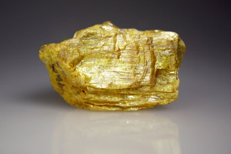 Orpiment Mineral Arsenic Sulfide Stock Photo Image of luxury