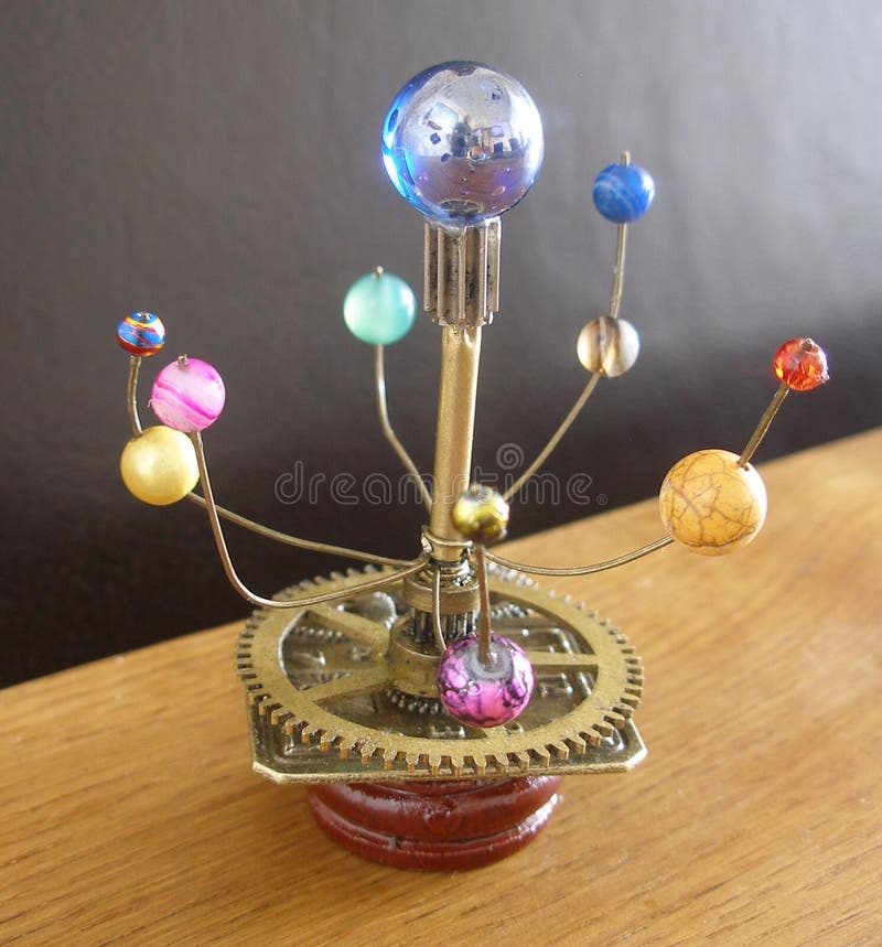 Orrery Steampunk Art sculpture.