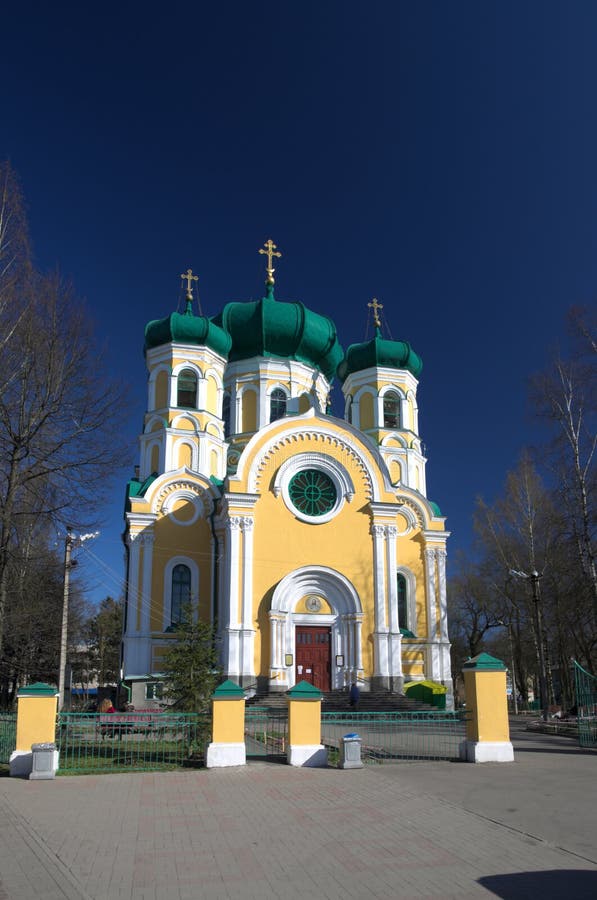 Orthodox cathedral in Russia