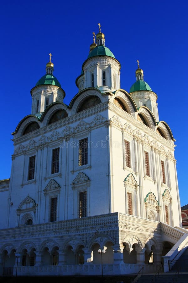 Towers and walls of the Astrakhan Kremlin. Towers and walls of the Astrakhan Kremlin