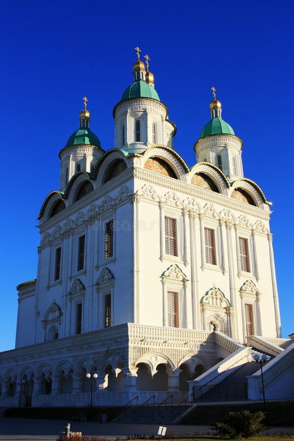 Towers and walls of the Astrakhan Kremlin. Towers and walls of the Astrakhan Kremlin