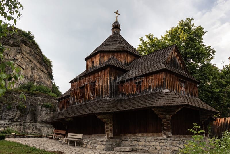 Orthodox church of the Exaltation of the Holy Cross in Kamianets-Podilskyi city.