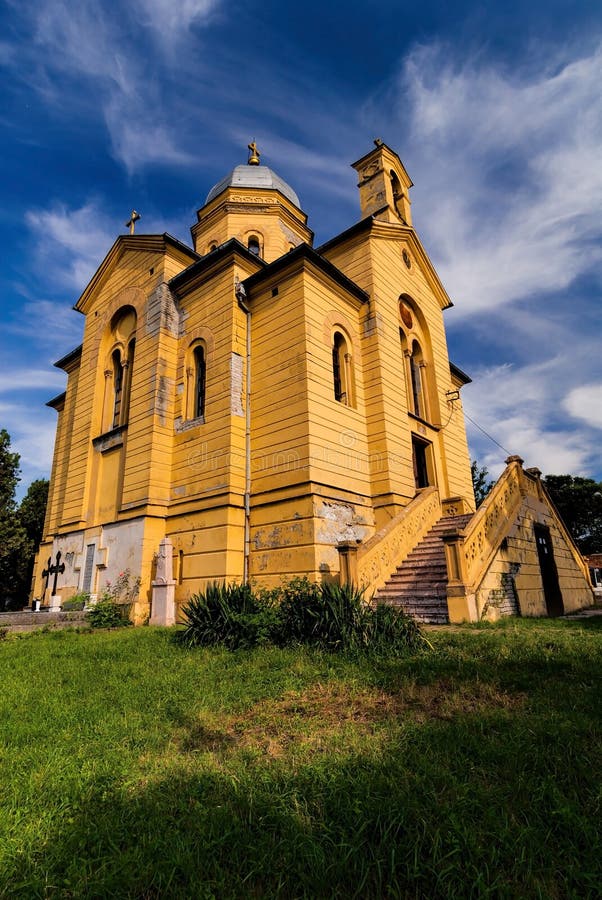 Orthodox Church of St. Dimitrije in Zemun, Belgrade. Orthodox Church of St. Dimitrije on Gardos Hill in Zemun, Belgrade, Serbia royalty free stock photo Orthodox Church of St. Dimitrije in Zemun, Belgrade. Orthodox Church of St. Dimitrije on Gardos Hill in Zemun, Belgrade, Serbia royalty free stock photo