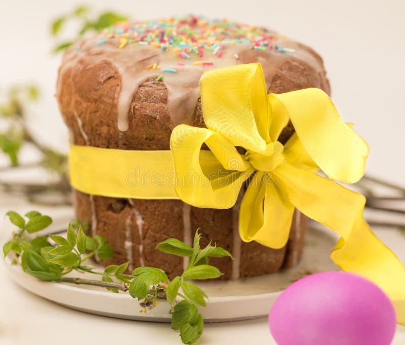 Orthodox Baking For The Easter Spring Festival. Traditional Cakes And