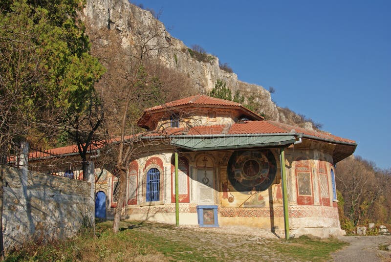 Orthodox monastery on mountain top