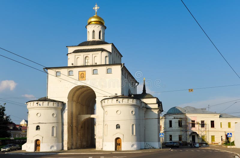 Orthodoxe Kerk in Moskou royalty-vrije stock fotografie Orthodoxe Kerk in Moskou royalty-vrije stock fotografie