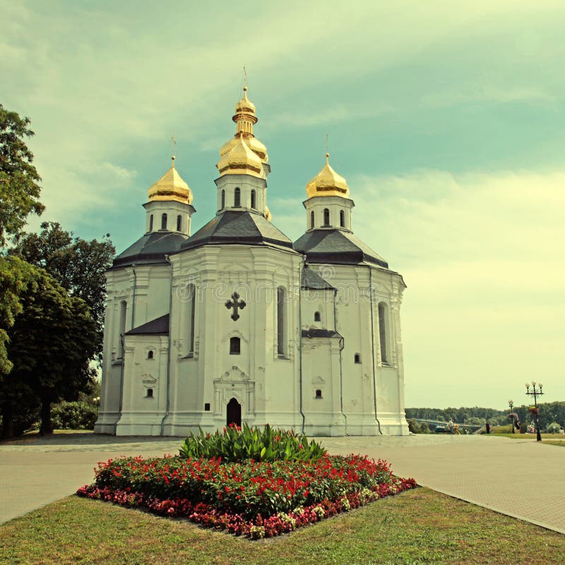 Orthodoxe Kirche in Chernigiv, Ukraine lizenzfreie stockbilder Orthodoxe Kirche in Chernigiv, Ukraine lizenzfreie stockbilder
