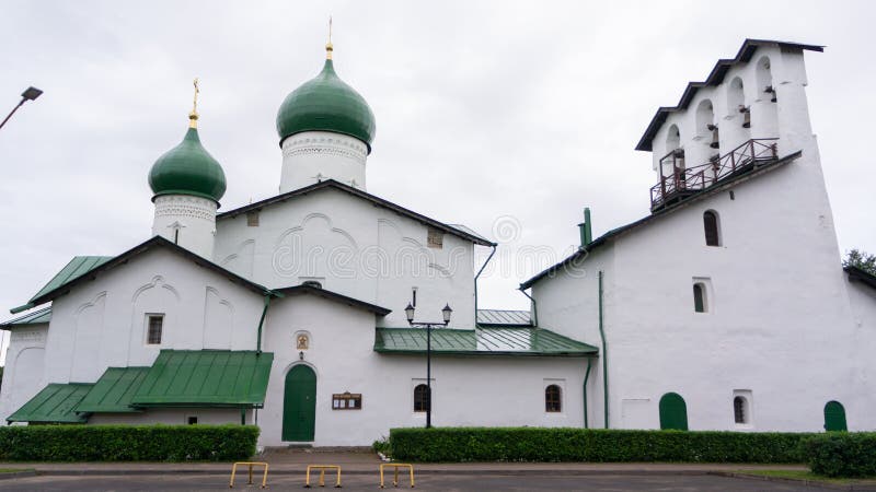 Orthodoxe Kirche der Erleuchtung in Pskov stockfoto