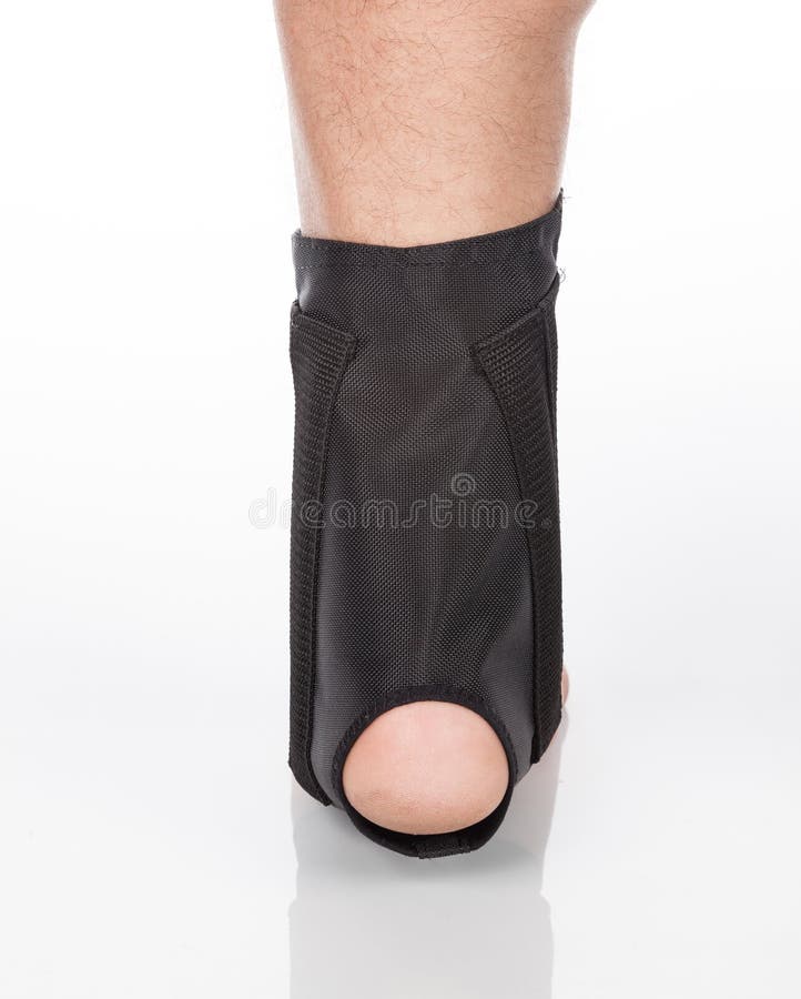 Orthopedic ankle brace stock photo. Image of rehab, brace 85316512