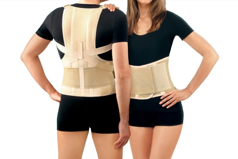 Orthopedic Lumbar Support Corset Products. Lumbar Support Belts. Posture  Corrector for Back Clavicle Spine Stock Image - Image of postural,  deformity: 179810539