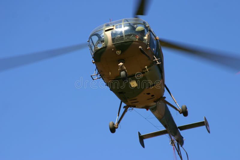 Oryx helicopter overhead