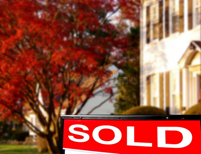Os bens imobiliários venderam o sinal & a casa Os bens imobiliários venderam o sinal & a casa