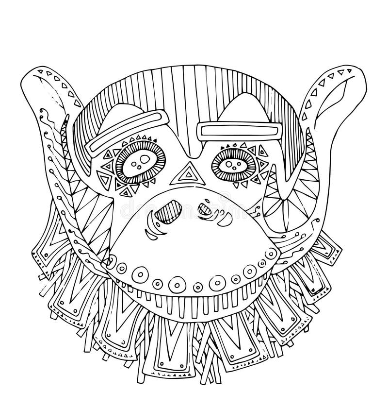 Desenho de Macaco-prego para colorir  Desenhos para colorir e imprimir  gratis