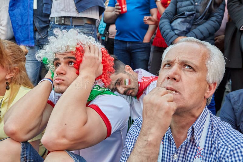 Fãs Iranianos Em Rússia Durante O Campeonato Do Mundo 2018 De FIFA Imagem  de Stock Editorial - Imagem de homem, macho: 119920304