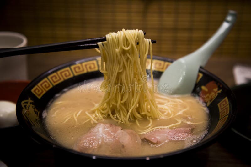 Os japoneses ramen macarronetes fotos de stock royalty free Os japoneses ramen macarronetes fotos de stock royalty free