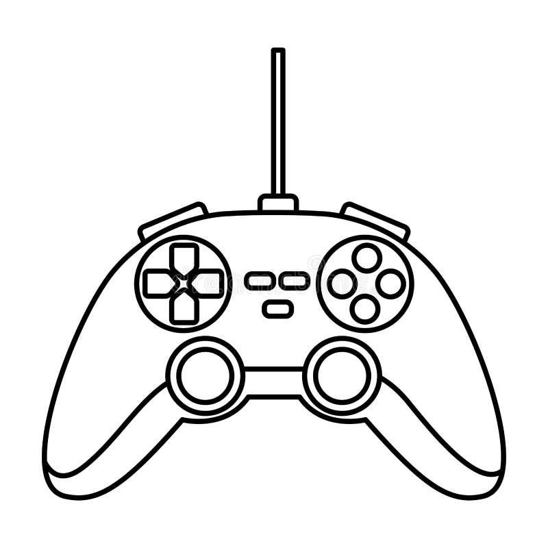 Os Jogos De Vídeo Jogam Desenhos Animados Do Console Ilustração do Vetor -  Ilustração de controladores, lifestyle: 153491620