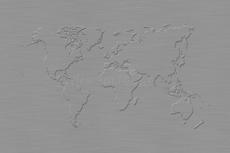 Os metais fizeram o mundo ilustração stock Os metais fizeram o mundo ilustração stock