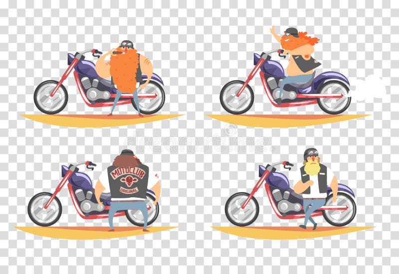 Vetores de Homem Barbudo Andando De Moto Visão Lateral Do Personagem  Motoqueiro Masculino Dirigindo Vermelho Chopper Estilo Desenho Animado  Ilustração Vetor e mais imagens de Motocicleta - iStock