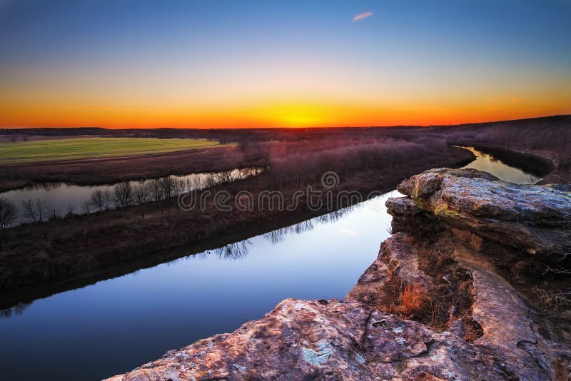 Osage River at Twilight